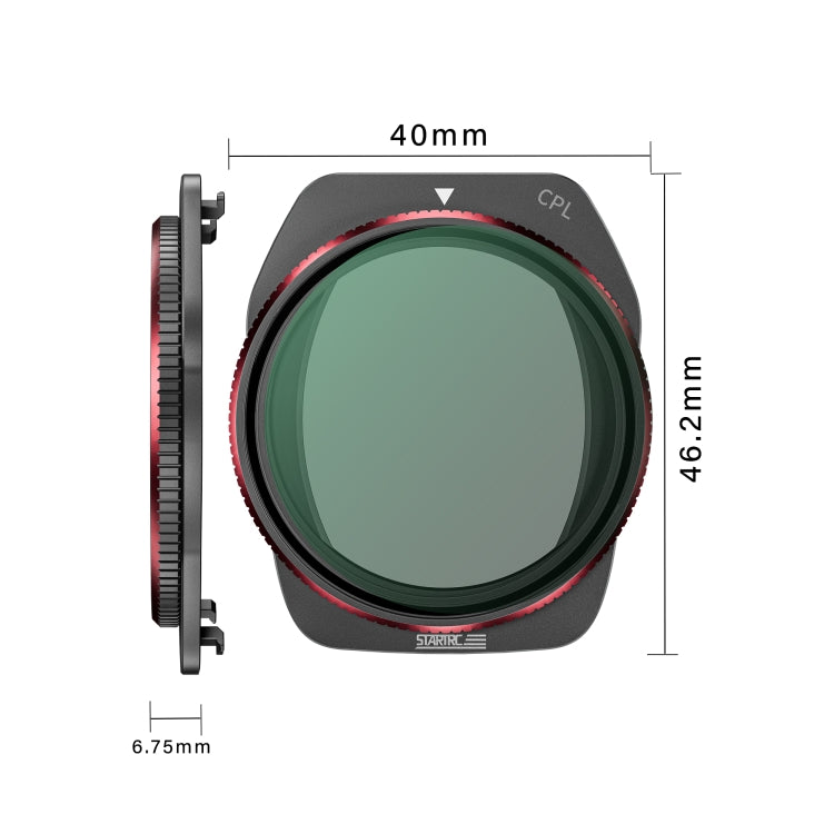 For DJI Air 3S STARTRC CPL Lens Filter, CPL For DJI Air 3S STARTRC CPL Lens Filter, CPL